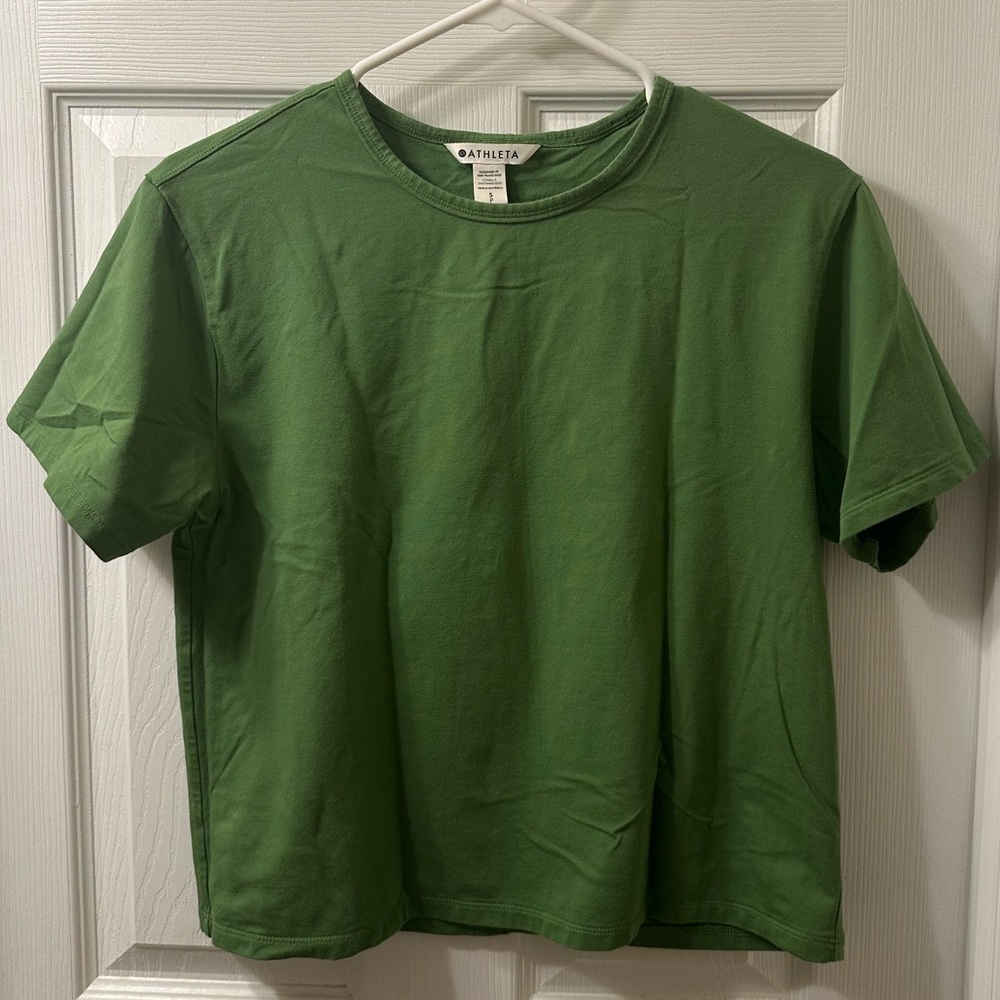 Athleta Women’s Vibrant Green Short Sleeve Tee